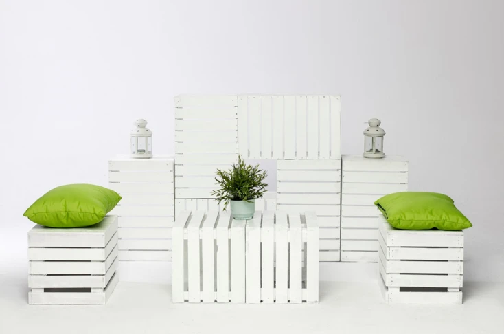 Box Puff Green