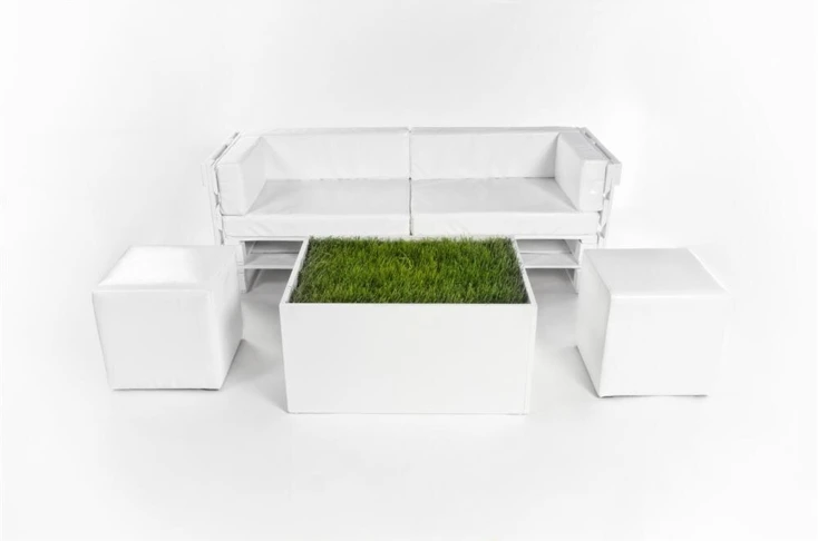 Sofia Puff White