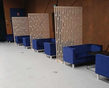 Plywood Wall White