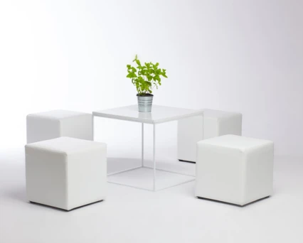 Sofia Puff White