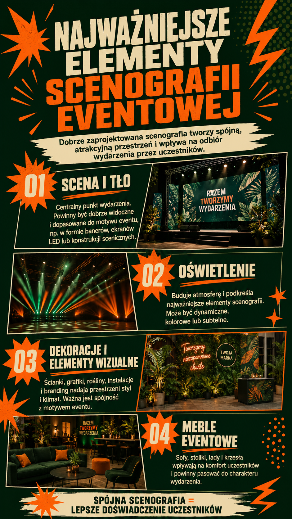 Najważniejsze elementy scenografii eventowej